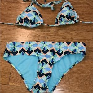 Triangle bikini set